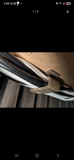 Under desk cord management clips