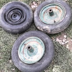 3 Rims For Wheel Barrow 