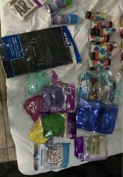 Party Supplies Bundle – Balloons, Confetti, Table Cover
