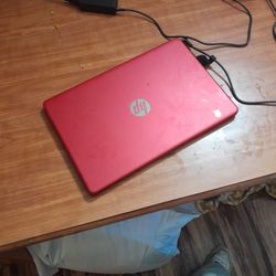 RED HP laptop
