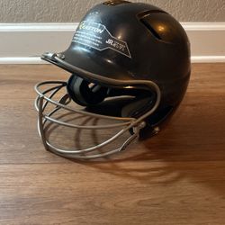 Easton Helmet w Facemask Baseball Softball Black JR. 6 3/8 - 7 1/8