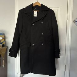 H&M Men’s 38R Double-Breasted Coat