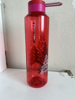 Starbucks Holiday Christmas Tree 2021 Plastic Water Bottle 24oz New