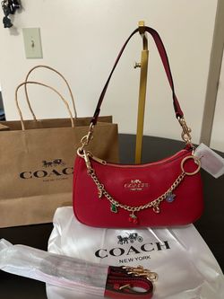 Coach Teri red bundle bag
