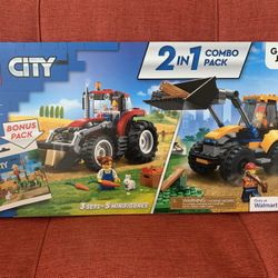 Big Wheel Farm Tractor City LEGO Gift Set 6672