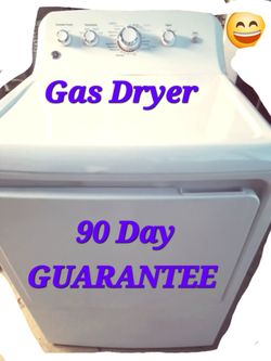 GAS DRYER FREE DELIVERY POSSIBLE 90 DAY GUARANTEE  REFURBISHED