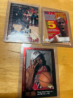 Michael Jordan 3 card lot