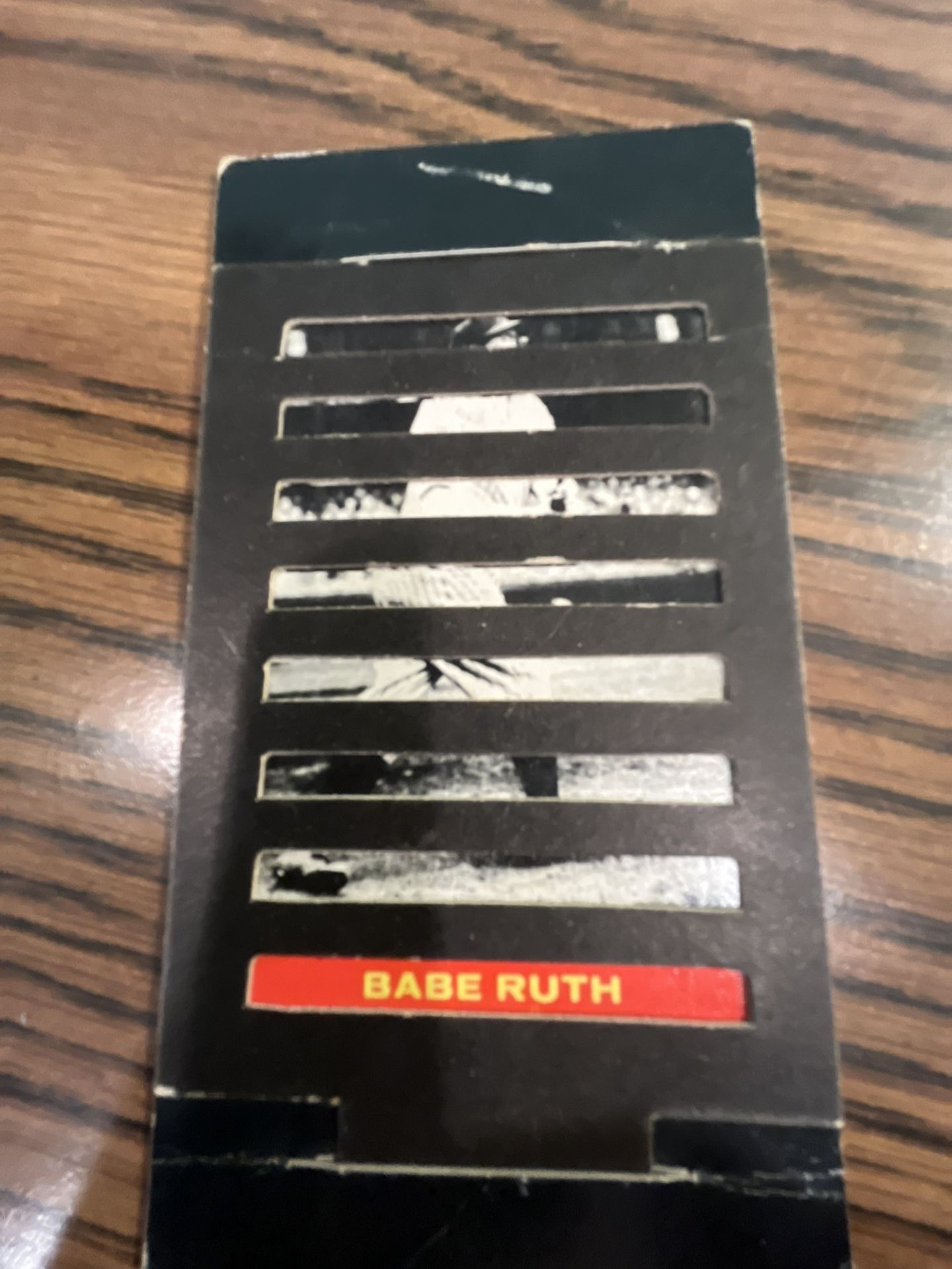 Babe Ruth And Lou Gehrig 1965 Topps Gum Card 17 Push/pull Tab