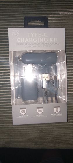 Brand new factory sealed fly complete c-type lightning fast charging kit