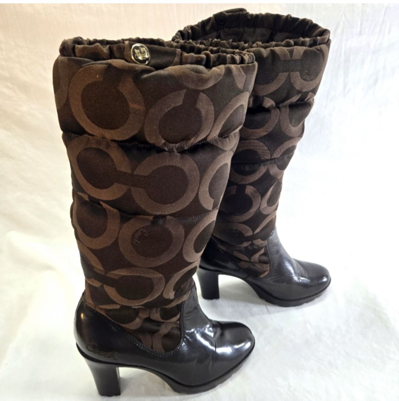 Like NEW COACH Boots Brown