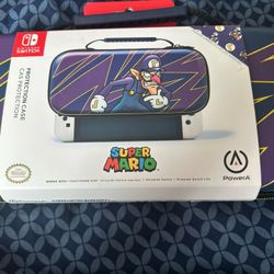 Power A Nintendo Switch Mario Waluigi Carrying Case