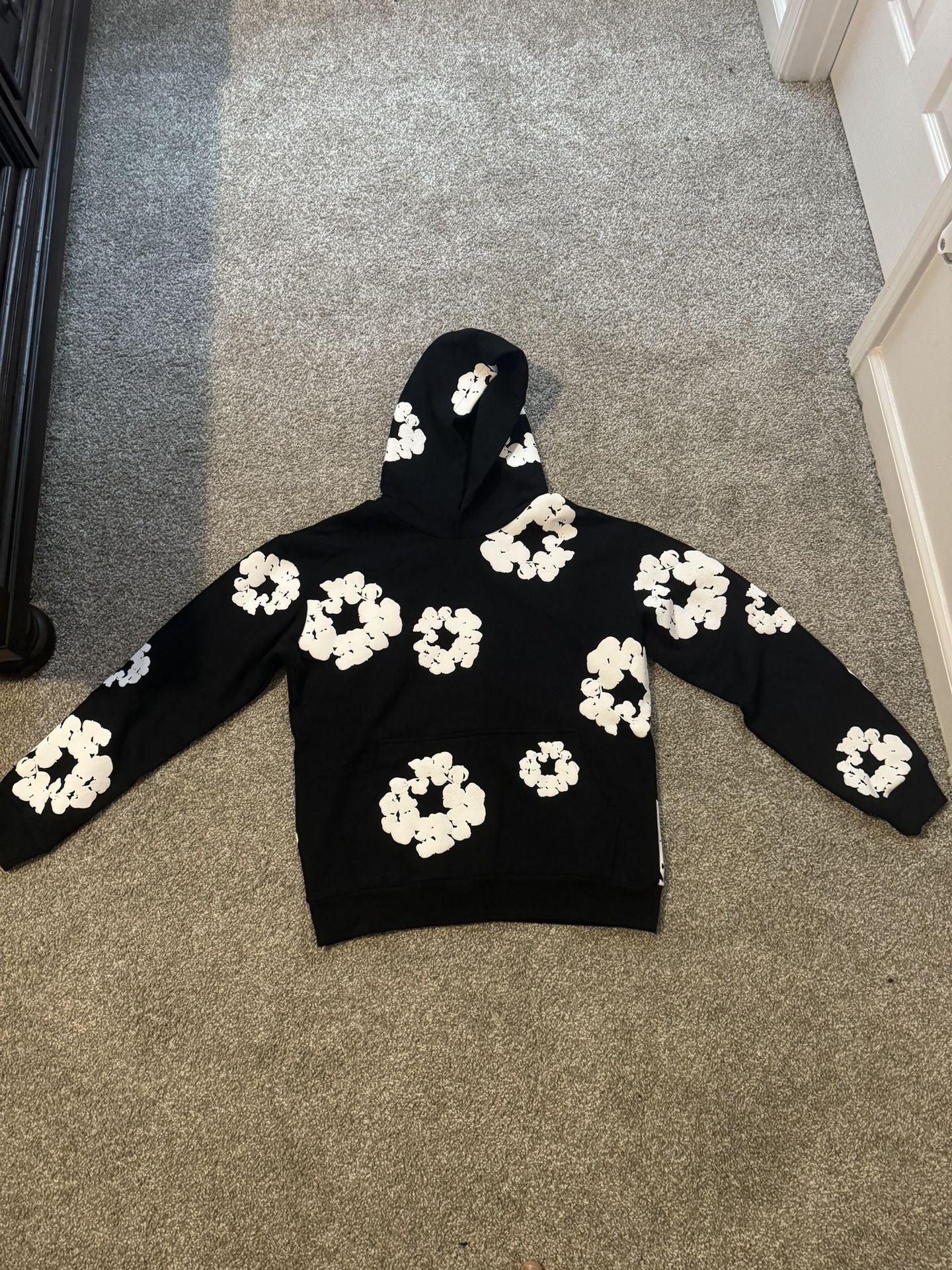 Black Denim Tear Hoodie