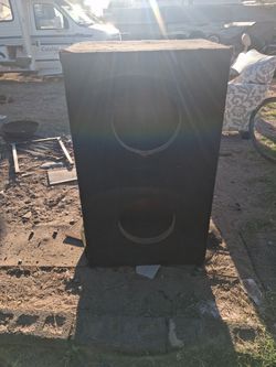 Dual 12'subwoofer box