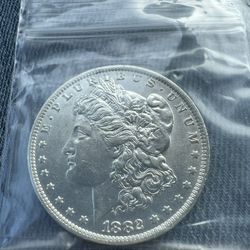 1882 Morgan Silver Dollar-O