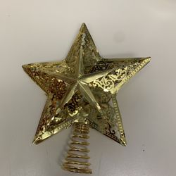 “8” GOLD FILIGREE TREE TOPPER