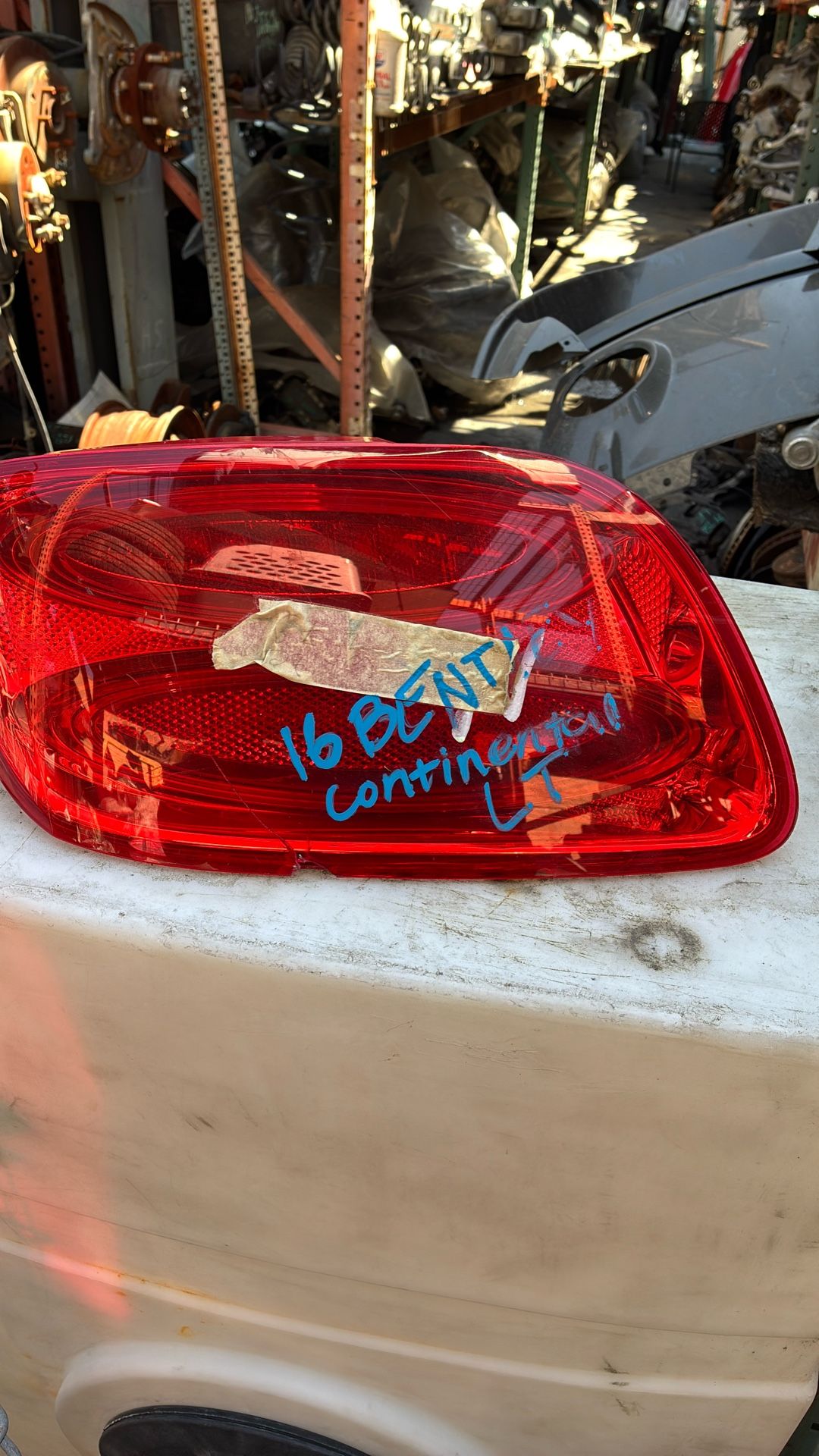 2016 Bentley Continental Left Tail Light