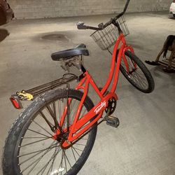 Red bike