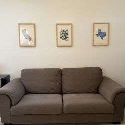IKEA Tidafors Sofa-Brown
