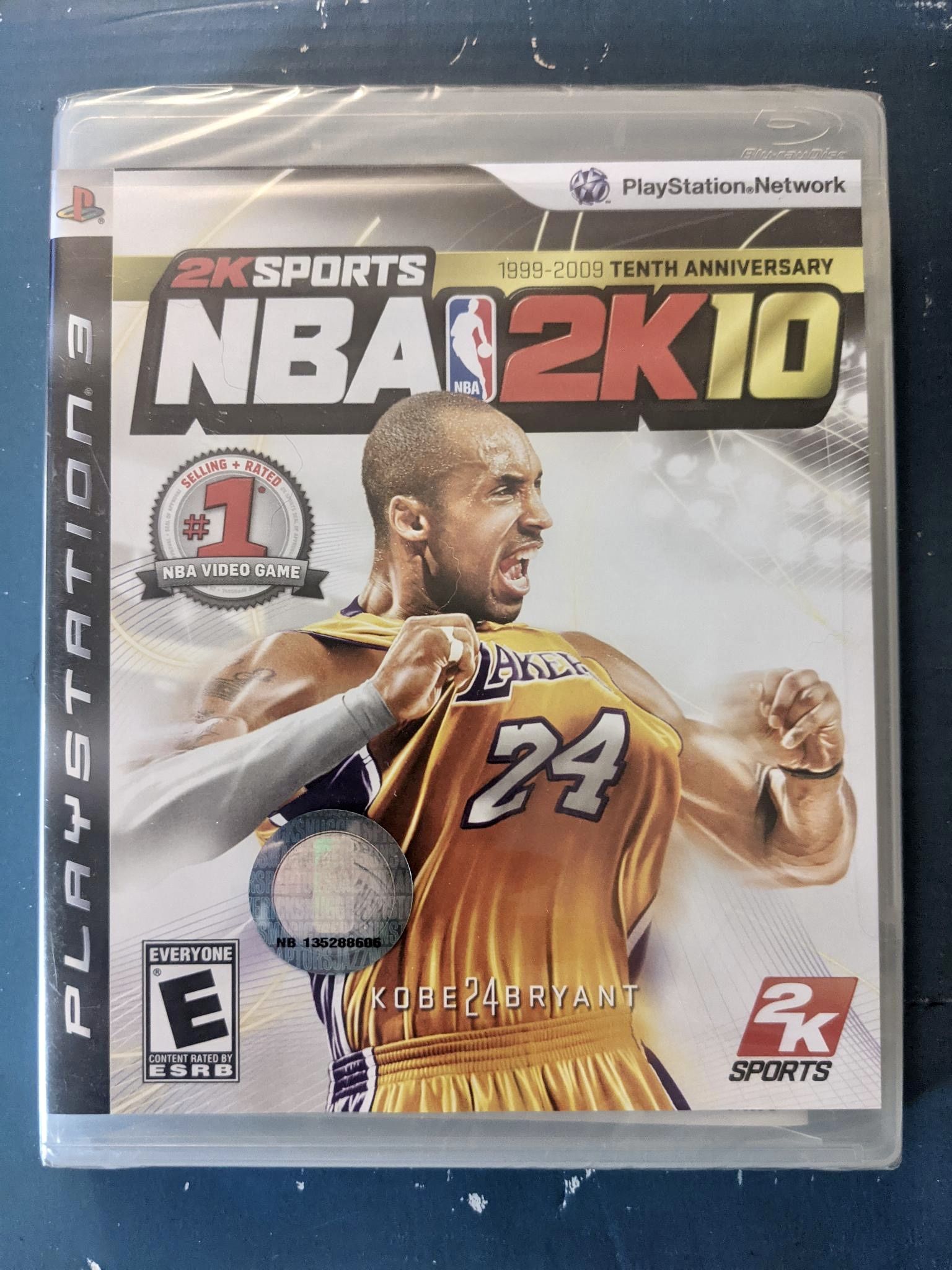 Unopened NBA 2K10 PS3 Basketball Game Lakers Kobe Bryant 
