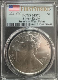 2024-W Silver Eagle PCGS MS70 First Strike