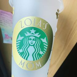 Doggy Paw-print Starbucks Cup