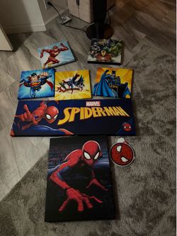 Spiderman and avengers bundle 9 piece set