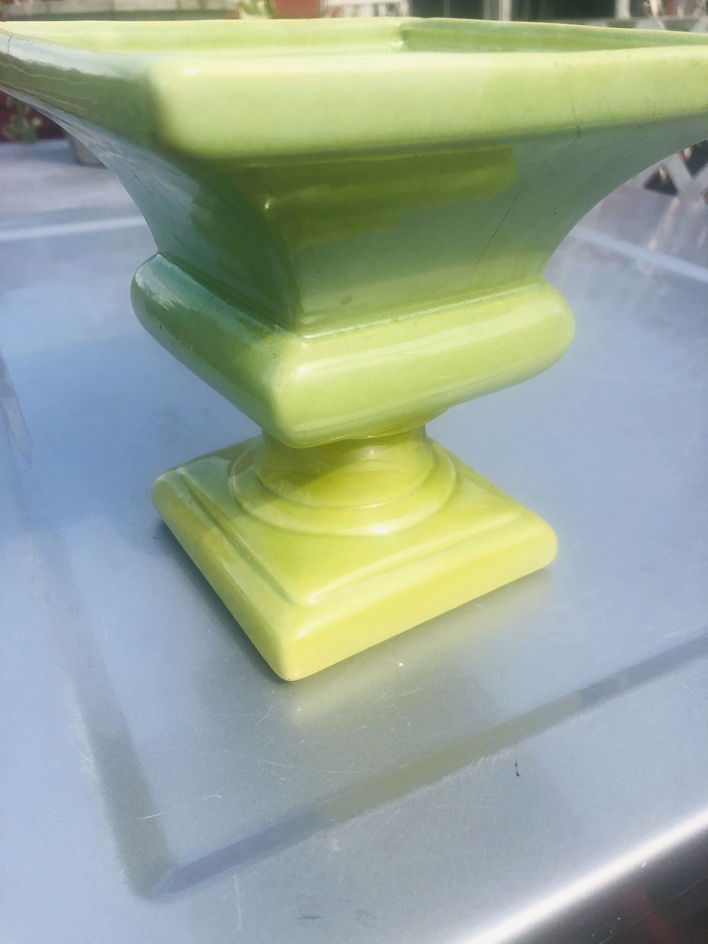 Vintage Mid Century Ceramic Pottery Vase Urn Great Shape