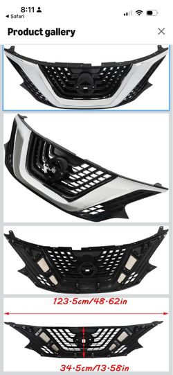 2015-2016 Nissan Murano grill with clips