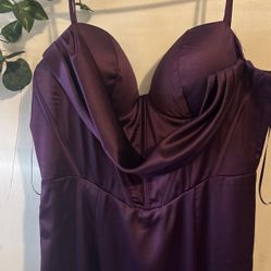 FASHION NOVA PURPLE DRESS 