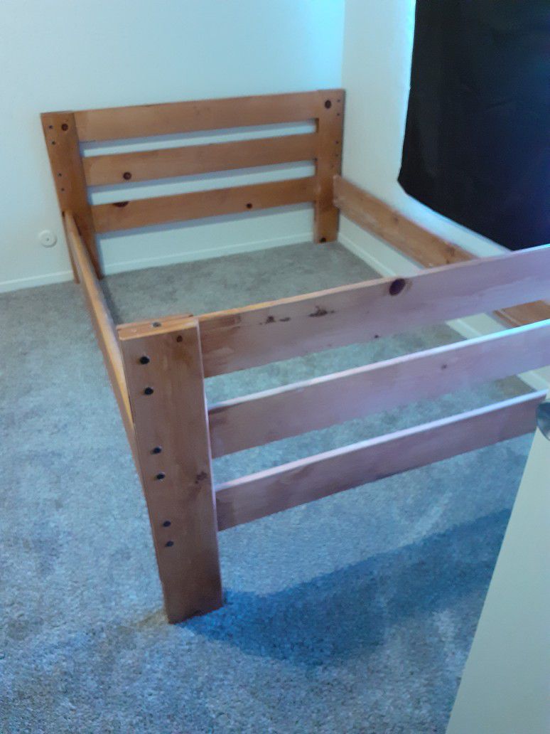 Twin Bed Frame Wood 