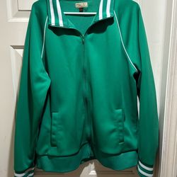Sonoma Men’s Athletic Jacket Fleece Lined Green XL $10 OBO
