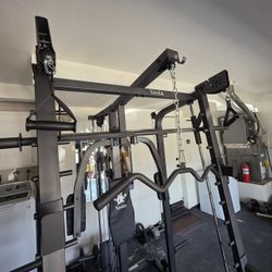 Smith Machine 2001 | Multi-Use Adj Bench | Gym Equipment | Fitness | Squat Rack | Excercise |🔴WEIGHTS AND BARBELL SOLD SEPARATELY 🔴 FREE DELIVERY 🚚
