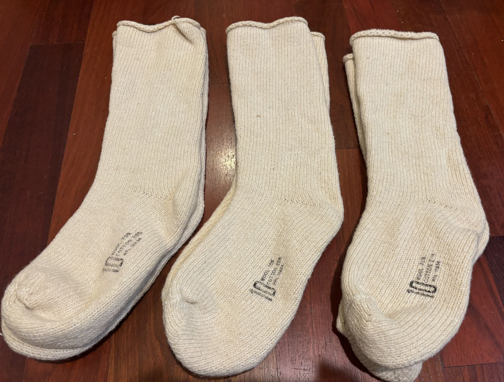 Military Surplus Cold Weather Wool Socks