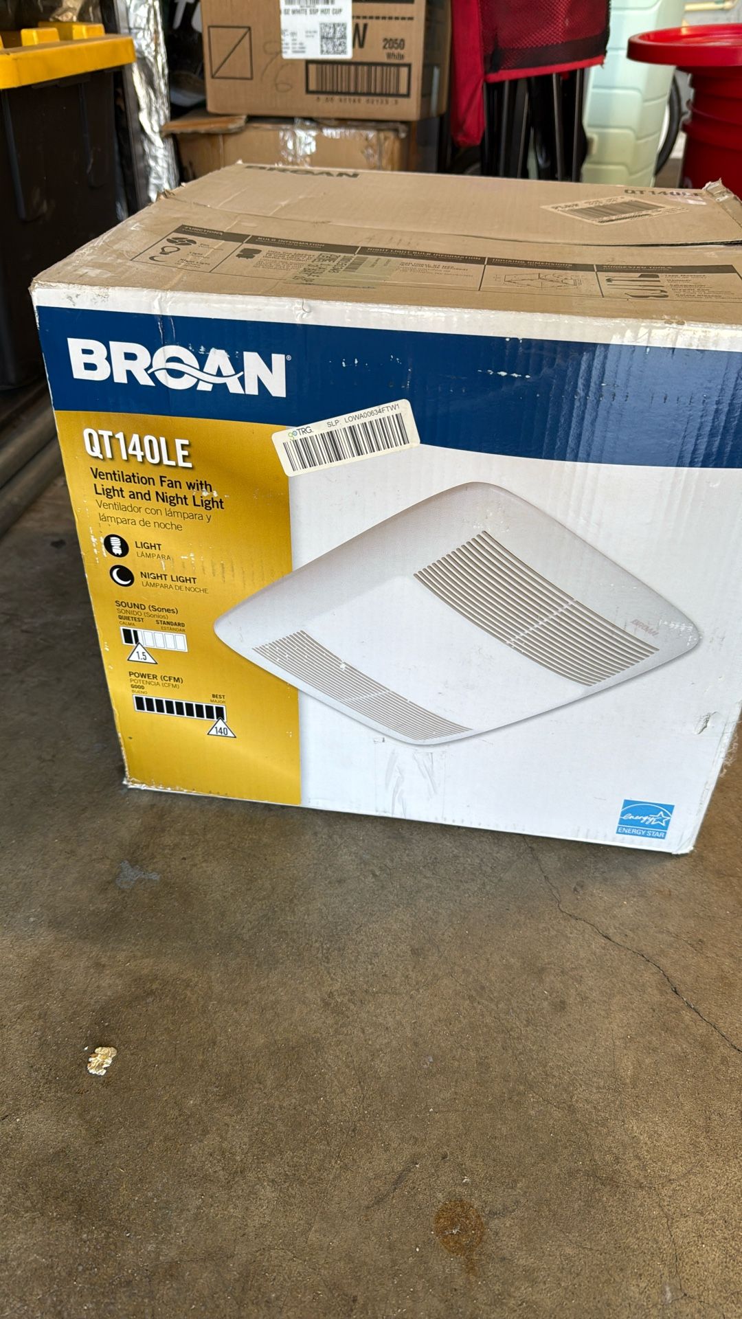 Ventilation Fan With Light