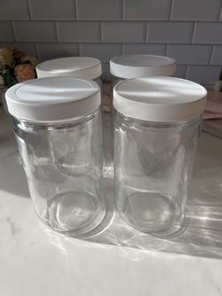 Set Of 4 32oz Glass Bottles 