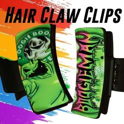 Oogie Boogie Hair Claw Clip 