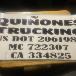 truck decals / company decals / stickers