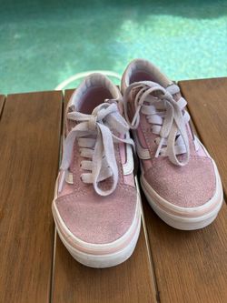 Vans Old Skool Kids Pink Suede Sneakers
