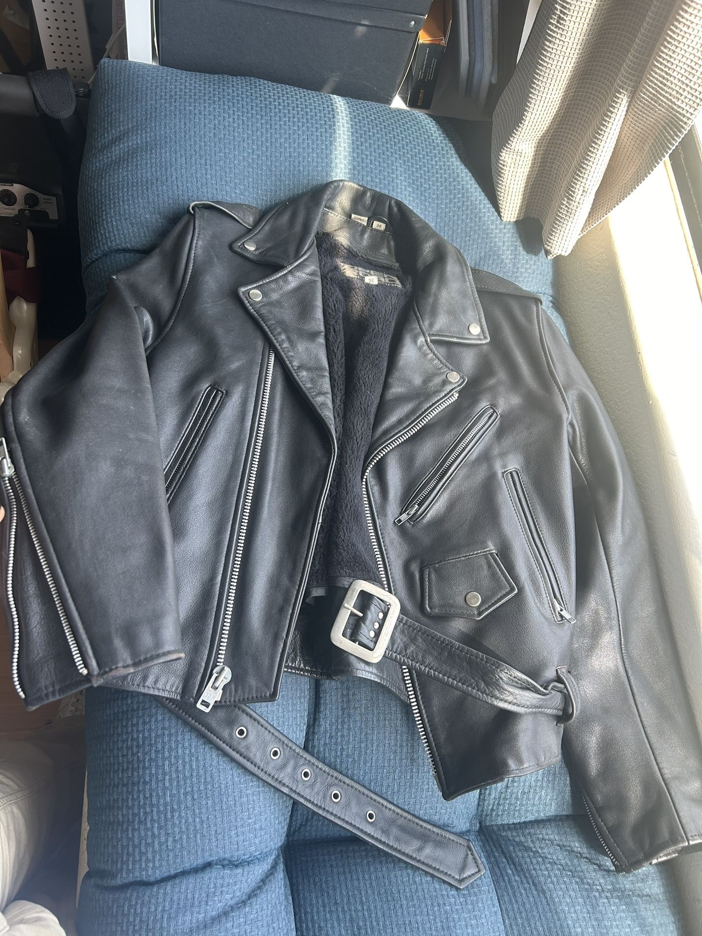 80’s Vintage Leather Motorcycle Jacket
