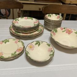Vintage Franciscan Desert Rose Dinnerware 