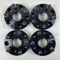 5x127 (5x5) Wheel Spacers 1 in Thick 14x1.5 Studs 71.5mm Bore Set of 4 Jeep