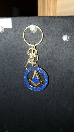 Freemason keychain mason key chain faith