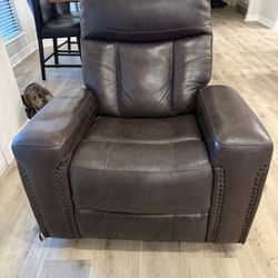 Free Leather Recliner 