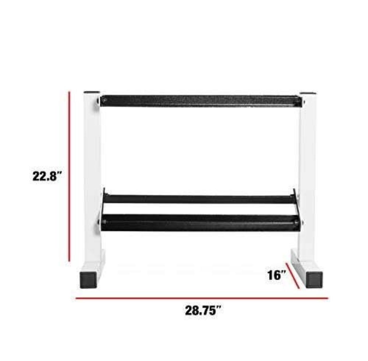 CAP Barbell White 24" Dumbbell Storage Rack (SR)