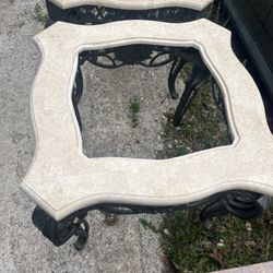 Marble Top Side Tables 