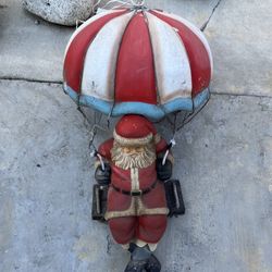 Vintage Santa Claus Parachute Decor