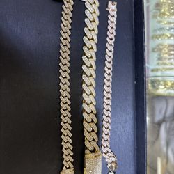 14k Gold Cuban Bracelets 