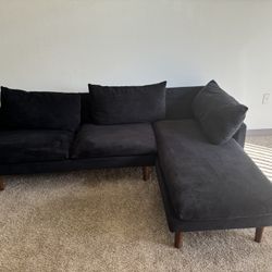 Black Sectional 