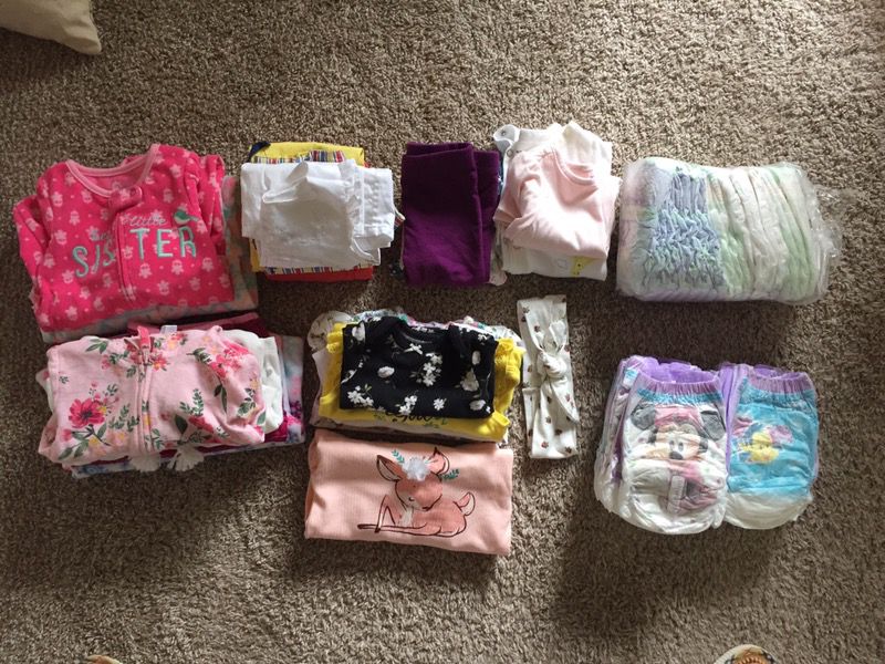 FREE baby girl clothes 3m-12m