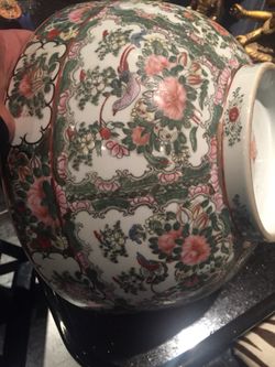 Large Chinese painted bowl
